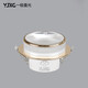 Yijixiguang light luxury downlight led embedded crystal aisle light corridor light entrance ceiling internet celebrity creative ceiling light entry spotlight opening 7.5cm hole light concave shadow - small gold 7W (opening 7.5-8.8cm) white light (6000k)