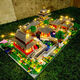 Zhiai Falcon Blocals Blocys Building Chinese Building Adulte Micro-grain Assembly Blocs Blocs Toy Ornaments Modèle Potala Palais 3884 PARTICULES + acrylique +