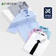 Shanshan [DP Free Ironing] 80 Coton Pure Coton Short à manches courtes pour hommes Casual Stripes Casual-Friendly and Anti-Wrinkes Men's Shirt