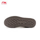Li Ning Qingyun 丨 Zapatos de tablero de tableros para hombres y mujeres para la absorción de choque transpirable y rebote de deportes de empalme suaves y livianos y zapatos casuales fuera de color blanco/viento gris (297 modelo para hombres) -1 42