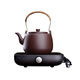 Hongzhong Yixing purple clay teapot purple clay teapot handmade set black tea kettle purple clay kettle 1400cc single pot without stove