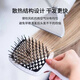 
Janeke Italian Jeniga Massage Comb MINI (Rose Red and Blue) Honeycomb Honey Shunfa Massage Dry Wet Three-Purpose Comb 5024