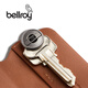 Bellroy Australia Key Cover Frühling neuer minimalistischer und geschickter Schlüsselkettenschlüsselabdeckung Cowide Cowhide Case Clay Brown