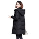 Qiaotingduo down jacket for women in mid-length winter new style over-knee brand thickened white duck down jacket new national standard park 9913 khaki L (recommended 110-125 Jin [Jin equals 0.5 kg])