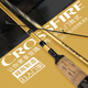 DAIWA 21 new CROSSFIRE CFF Lure Rod, universal long-range carbon fishing rod 2.13 meters 702MS straight handle middle adjustment