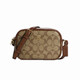 CoaCH (COACH) women's bag, women's Jamie small one-shoulder crossbody bag, women's camera bag, small square bag, give to girlfriend C9926/CQ874 Khaki brown IME74