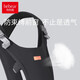 Hug Bear Baby Carrier Waist Stool Baby Walking Baby Holding Artifact Front Holding Multifunctional Newborn Baby Carrier Belt for All Seasons V26-1 Fog Gray-Upgraded Model