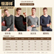Hengyuanxiang [SET 5W SET] Ropa de otoño y pantalones de otoño para hombres y mujeres con ropa interior térmica sin pelo de doble cara para hombres y mujeres. Gris oscuro