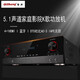 Sieben Sound Home Cinema High Power 5.1 Verstärker DTS Feedback HiFi-Stromverstärker HDMI Home Bluetooth Panoramic Professional Amplifier AV-1805 Dual Decodes 4K True 5.1 Verstärker können angeschlossen werden, passive Pistole, passive Waffe