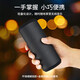ROYQUEEN T900mini Bluetooth speaker portable mini small card-able outdoor small audio mobile phone wireless stereo bright light subwoofer internet celebrity glowing audio Charming black Official standard data cable + audio cable + hook