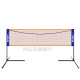 Badminton net frame standard badminton net frame portable removable folding student indoor outdoor household simple badminton net (without net frame) 6.1m steel wire rope