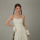 
CHUU Letter Embroidered Strap Vest Women's 2025 Spring New Product Button Sleeveless Hot Girl Slim Personalized Top Off White Uniform Size