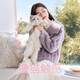 
Xiangying Cat Fleece Short Jacket for Women Autumn and Winter 2024 New Lamb Fur Style Fur Integrated Environmentally friendly Fur Grain Fur Purple S