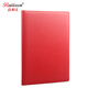Bailliin Contrat Clip A4 Red Pu Leather Business Office Office Clip Clip Clip Clip Black and Red Folder Book BL3884 avec boucle magnétique rouge