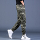 
OVZH casual pants men's trendy autumn new men's trendy Korean style camouflage overalls trousers men's trousers 698A style green 31