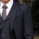 
Youngor suit men's spring and summer [100% Australian merino wool] crisp and stylish and easy to care business suit jacket Black (fitting version) 180A 180/100A