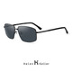 Helen KELLER (HELEN KELLER) new product glasses for men's classic simple single beam business square frame sunglasses driving fishing polarized sunglasses H8758P21 gold frame dark green sheet (full color sheet)
