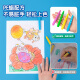 Deli (Deli) 24 Color Easy To Grasp Triangle Pole Trou pas Dirty Hand Crayon Drawing et Peinture Art mignon Ski (24 Color / Box) Gift HM719-24