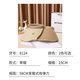 MITHAOL KUSC防晒帽女2025新款防紫外线遮阳空顶草帽大帽檐沙滩太阳帽 米色 【四叶草发箍款】 生日礼物送女朋友