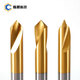 Chenchen Technology cobalt-containing center drill center drill stainless steel 90-degree extended center drill titanium-plated positioning drill punching drill fixed-point drill bit cobalt-containing fixed-point drill 1 piece 10*150MM*90
