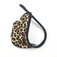 Men's and women's privacy C-shaped underwear, triangle hole-free pants, couple's temptation thong, C-shaped style 1 men's leopard print