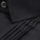 GIES CHARLES CORDION Vestido plisado Negro Personalidad Fashion Fashion Men's Pure Coder Slim Collar Shirt Negro 40