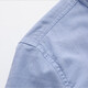 Romon Oxford Shirt à manches à manches courtes Men de nouveau Men Men Men's Men's Men's Moyen-Agents et Young Summer Fashion Fashion Slim Shirt Men Light Blue 41