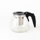 Thermal tea bar machine, thermal insulation glass kettle, water dispenser, universal health pot, teapot, high temperature-resistant accessories, hot water kettle 12004L 1200ML, no open cover + 4 lotus cups