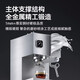 Baicui Kaffeemaschine Dual-Kessel Doppelwasserpumpe Haushalt Retro Full Semi-Auto Italienische Kaffeemaschine mit Dampfmilch Schaum kleiner All-in-One