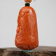 Classic natural Taiwan Momo deep sea coral organic gemstone exquisitely carved Guanyin pendant