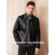 
GIOVANNI VALENTINO Casual Men's Genuine Leather Jacket Men's Cowhide Lapel Jacket