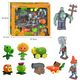 Plant vs. Zombie Children's Doll Sunflower Glue Boy Toy Set Children's Gift 686-97 Apple Mortar