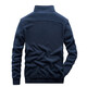 Jeep Spiritspirit Jeep Jeep Jeep Jeep Men's 2024 Nueva chaqueta de vellón al aire libre sudadera de cardigan sudadera de mediana edad de mediana edad 9901 L -175 (adecuado para 120-135 Jin [Jin equivale a 0.5 kg])