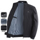 Woodpecker (Tucano) Daddy Jacket Spring und Herbst mittlere Casual Jacket 40 Jahre alt 50 Jahre 50 mittleren und älteren Herren-Großvaters Anzug Spring N9719 Blue L 175 [Empfohlen 100-125 Jin [Jin gleich 0,5 kg]]