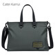 Cateikarrui men's briefcase men's handbag Oxford cloth business large capacity office worker shoulder crossbody computer bag black size approximately length 40*width 11*height 30CM