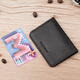 EHRENMANN first-layer cowhide bank card holder, business card holder, ultra-thin card holder, men's and women's card holder, business card driver's license leather case, black
