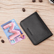 EHRENMANN first-layer cowhide bank card holder business card holder ultra-thin card holder men's and women's card holder business card driver's license leather case black