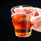 Fangcaodi disposable cups 200ML*20 pieces, transparent drinking cups, tea cups, thickened aviation cups, step cups, beer cups