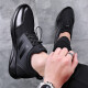 Xuanbu spring new invisible inner height increasing shoes for men 6cm business formal leather shoes men's small size casual wedding shoes British 8603 black 6cm [four seasons] 40