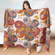 80*160 cm gauze bath towel, pure cotton, thickened and enlarged, beach sports wrap, travel nap blanket, colorful flowers 80*160