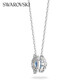 Swarovski (SWAROVSKI) beating heart UNA SPARKLING lucky four-leaf clover necklace birthday gift for women 5642927