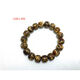Canbei Fushun amber natural 108-grain root amber flower bracelet old-style hand-polished 10mm single circle 18-grain with Buddha head