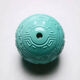 Moshe raw ore high porcelain blue turquoise pattern beads loose beads with beads single bead carved round beads diamond bracelet accessories (high porcelain) 15MM