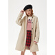 ELLE KIDS French Fashion Trench Coat] Spring and Autumn Girls' Jacket Large Children's Mid-Length Versatile Fashion Trench Coat