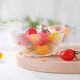 Huixun Jingdong's own brand glass petal bowl dessert salad ice cream fruit bowl 300ml
