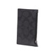 Entraîneur (entraîneur) [Acheteur Acheteur] Portefeuille de cartes masculines Black Classic Logo enduit de toile et et de molleton raffiné Gris noir