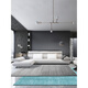 
MPPMCK2022 new carpet bedroom full of Nordic style carpet living room ins sofa coffee table blanket full of black gray solid color Modern No. 3291 1 piece 120*160CM (exquisite)