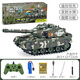 Smart Home Children's Toys Remote Control Tank Car Crawler Tiger Electric Military Simulation Car Model Boy's Birthday Gift [Can fire water bullets + smoke spray] 99A can fire