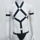 
Wen Shiou Men Muscular Men Nightclub Performance Clothing Underwear Thong Perverted Strap Temptation Men's Special Gay Made Black Unicode