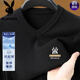 Playboy (PLAYBOY) brand cardigan men's 100 pure wool autumn and winter V-neck sweater middle-aged men's dad's bottoming sweater sweater long-sleeved A53 camel Y XL 175 recommended 135-150 Jin Jin equals 0.5 kg